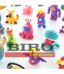 Plastilină moale 12 culori 120 g "ZOO" (Луч)